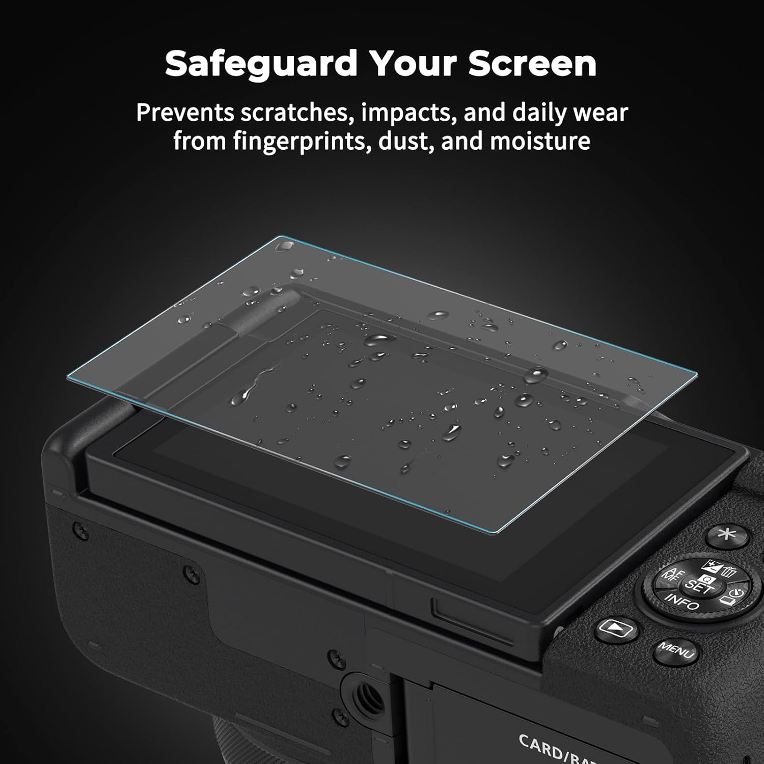 Detalle de SMALLRIG 3 Pack Screen Protector for Canon PowerShot V1 / G7X III