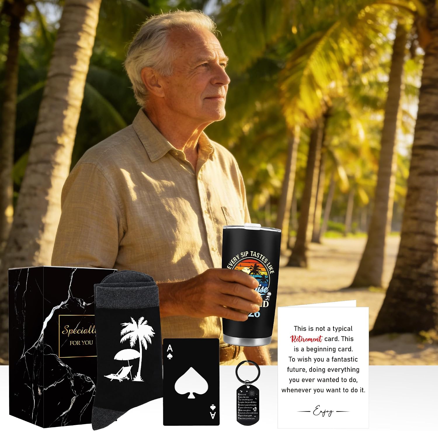 Thumbnail 4 de Retirement Gifts for Men: Relaxed New Chapter Gift Set