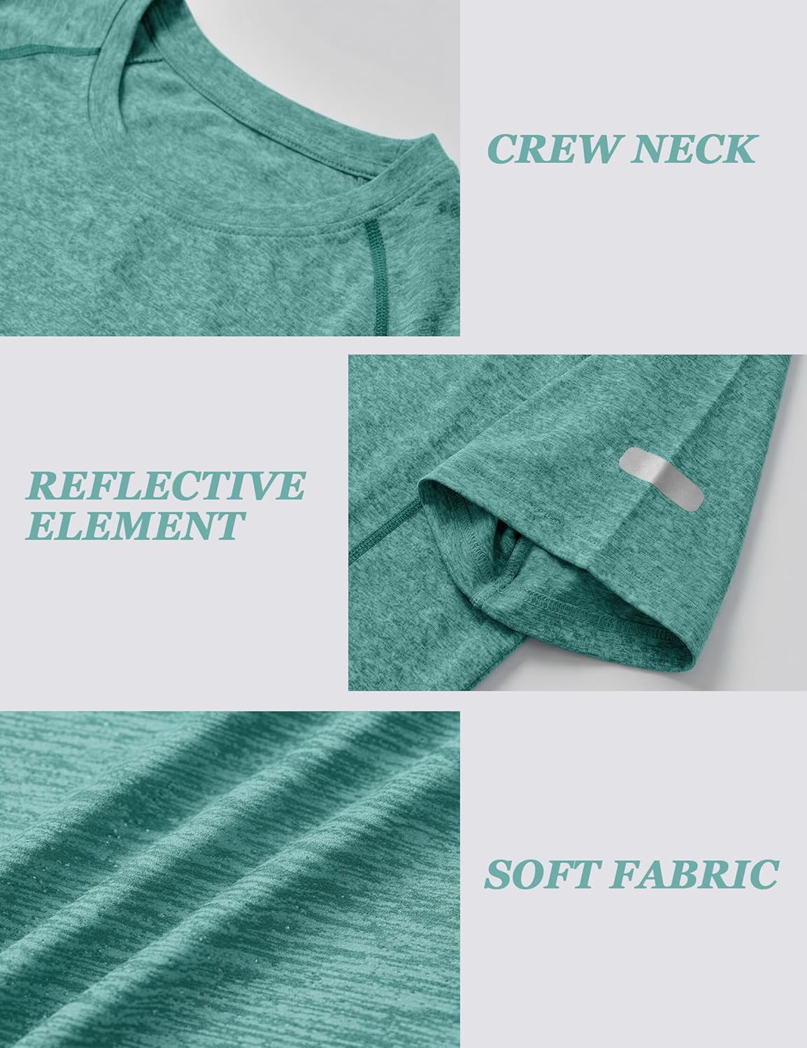 Thumbnail 3 de Wayleb maglietta sportiva uomo traspirante elasticizzata in tessuto tecnico (maniche corte) S-3XL