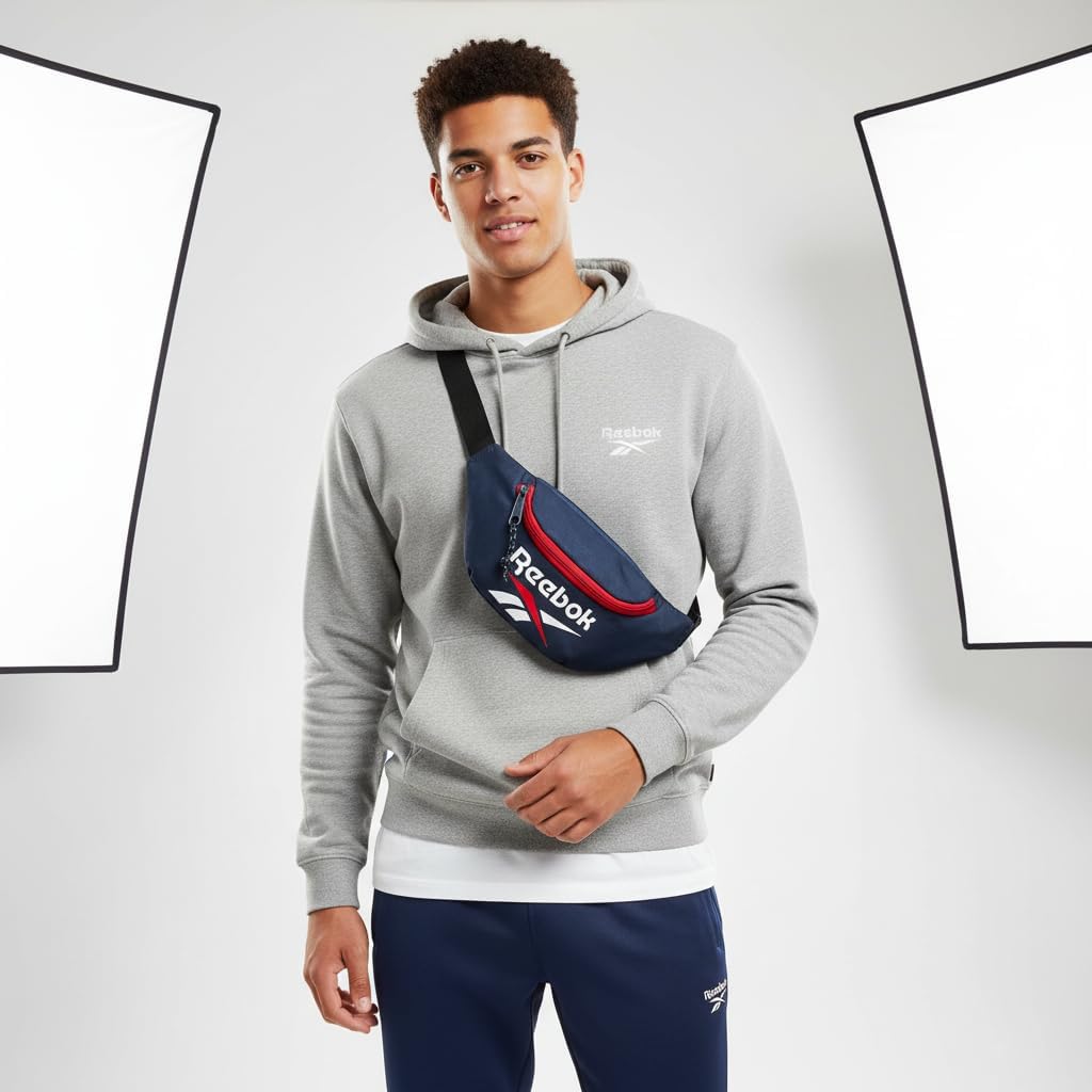 Thumbnail 1 de Reebok Carson marsupio taglia unica blu: compatto, con tasca posteriore e cinturino regolabile