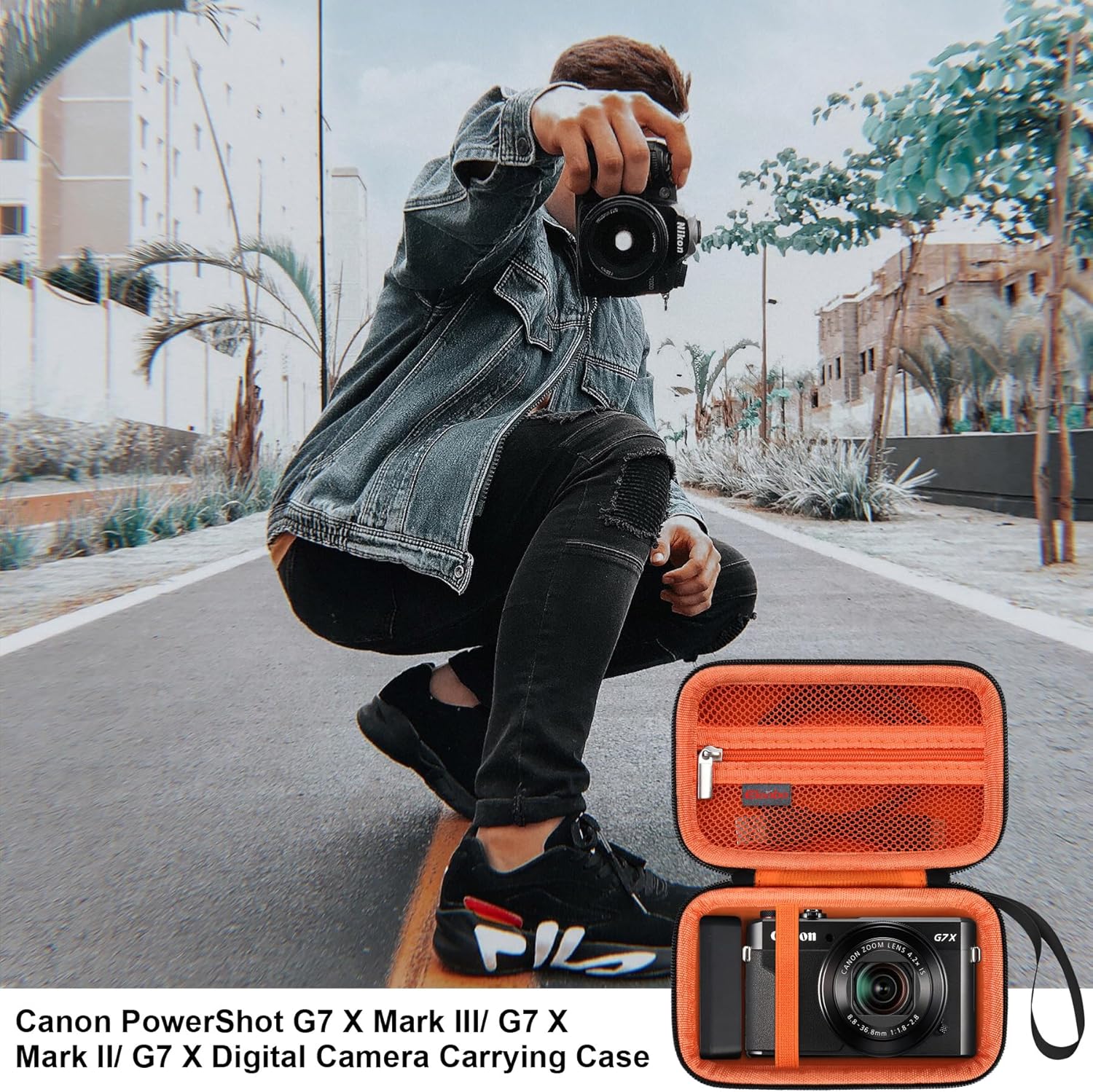 Thumbnail 6 de Elonbo Carrying Case for Canon PowerShot G7 X Mark III 1 bag
