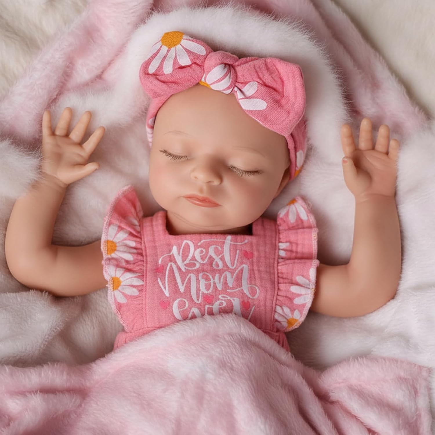 Thumbnail 1 de BABESIDE 16 Inch Silicone Baby Doll – Full Body Reborn Baby with Realistic Features