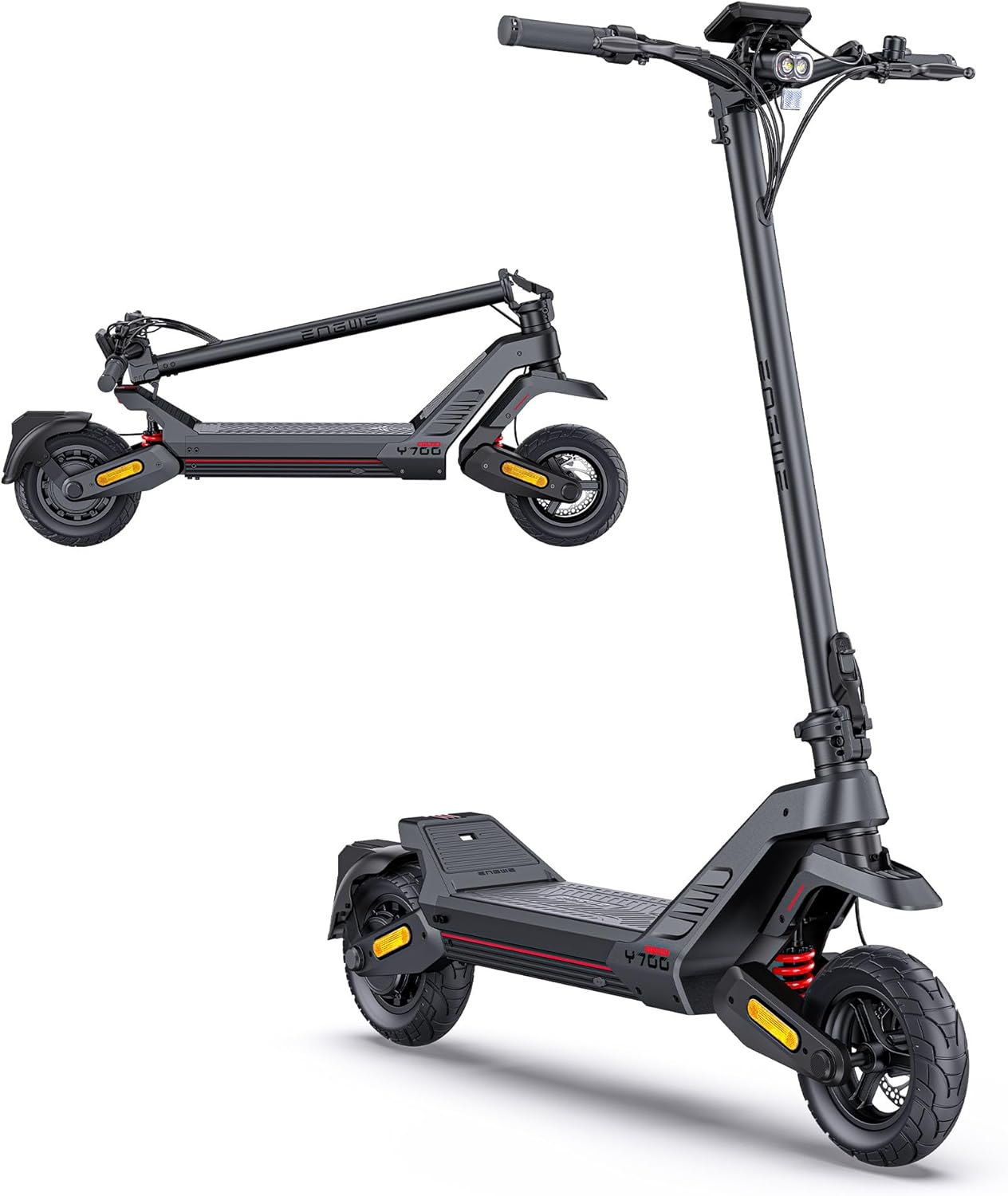 Detalle de ENGWE Y700: Monopattino Elettrico Pieghevole con Batteria 48V 18.2Ah, NFC/Bluetooth, Autonomia fino a 85 km