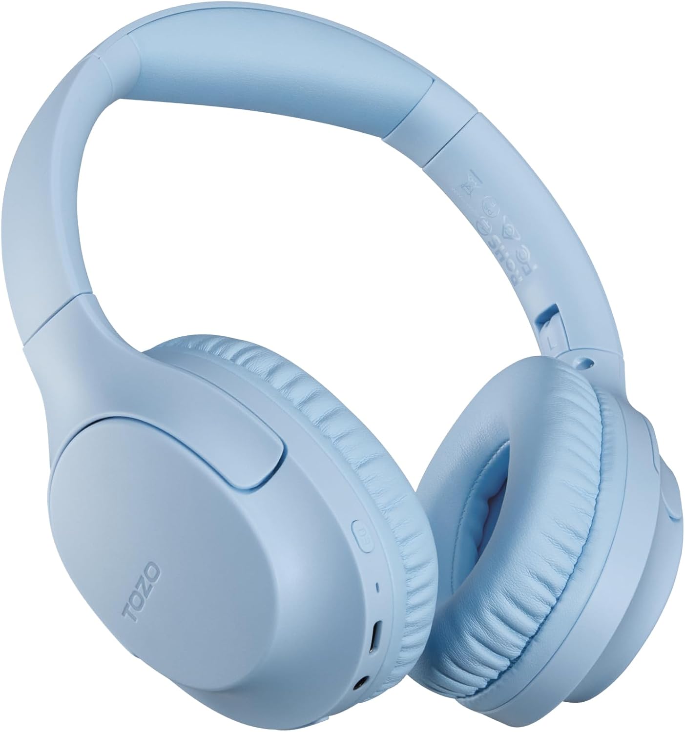 Detalle de TOZO HA1 Over-Ear Kopfhörer – kabellos mit BT 5.4, ENC Noise Cancelling, 70 Std. Akkulaufzeit und faltbarem Design