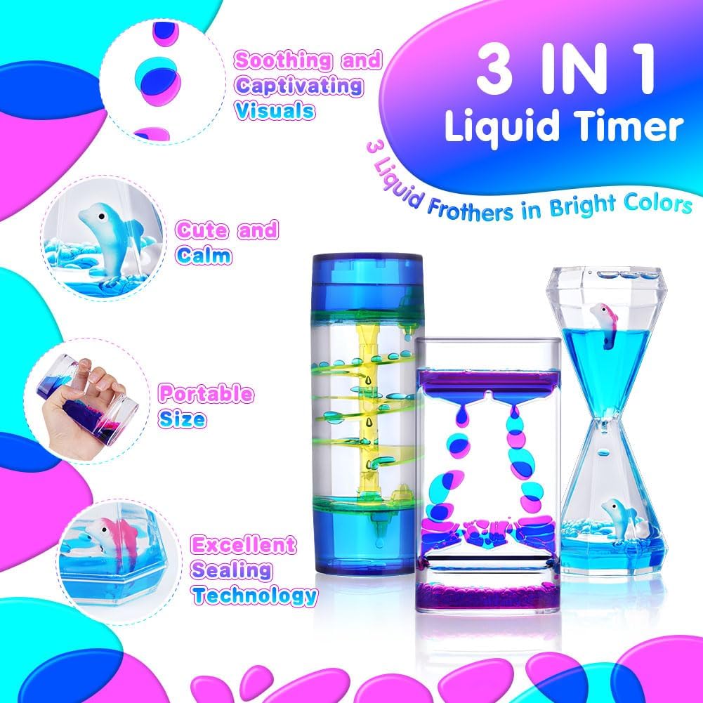 Detalle de OSDUE 3 Pack Sensory Liquid Timers