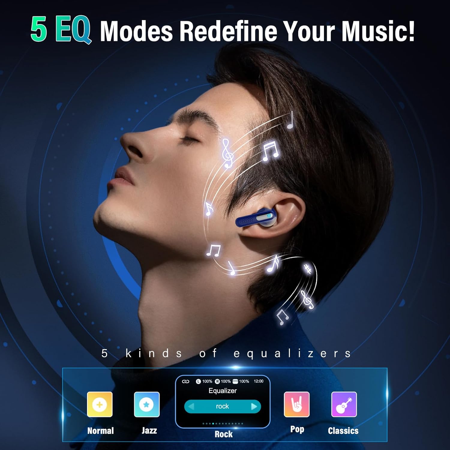 Thumbnail 4 de Wireless Earbuds Bluetooth 5.4 with ANC