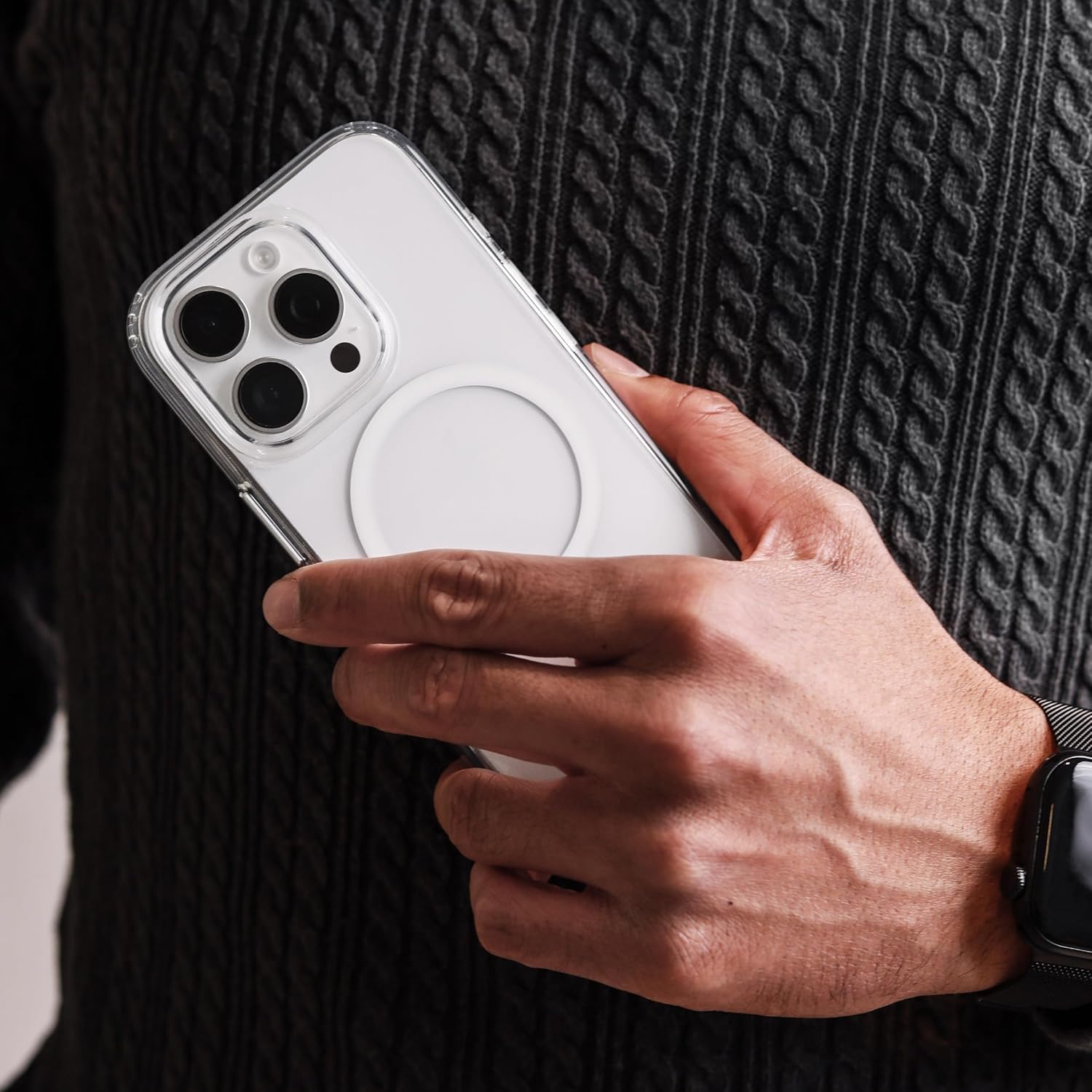 Thumbnail 1 de VONMÄHLEN Custodia Trasparente per iPhone 16: MagSafe, anti-ingiallimento e design ultra-sottile
