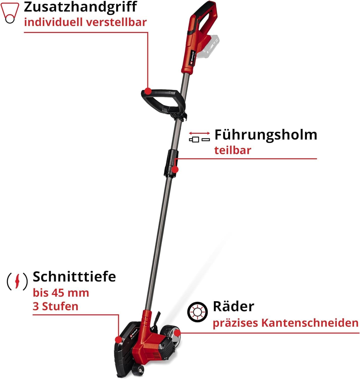 Thumbnail 2 de Einhell Akku-Rasenkantenschneider GE-LE 18/190 Li-Solo (Power X-Change, 18 V) – ohne Akku & Ladegerät