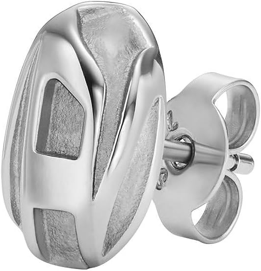 Thumbnail 2 de Orecchini da uomo Diesel in acciaio inox con chiusura a perno, argento lucido