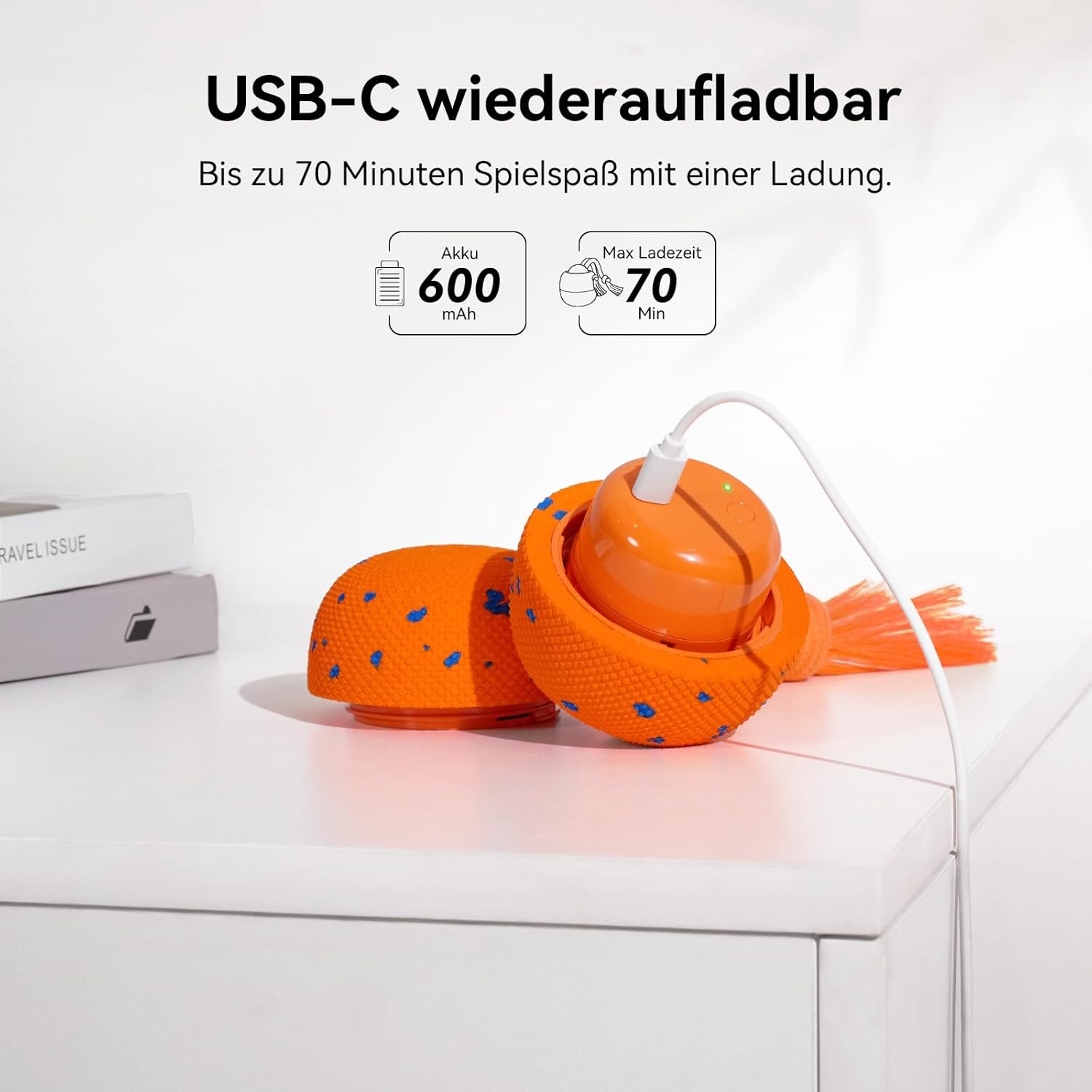 Thumbnail 6 de Cheerble Wicked Ball Rolly Hundeball 3 Modi