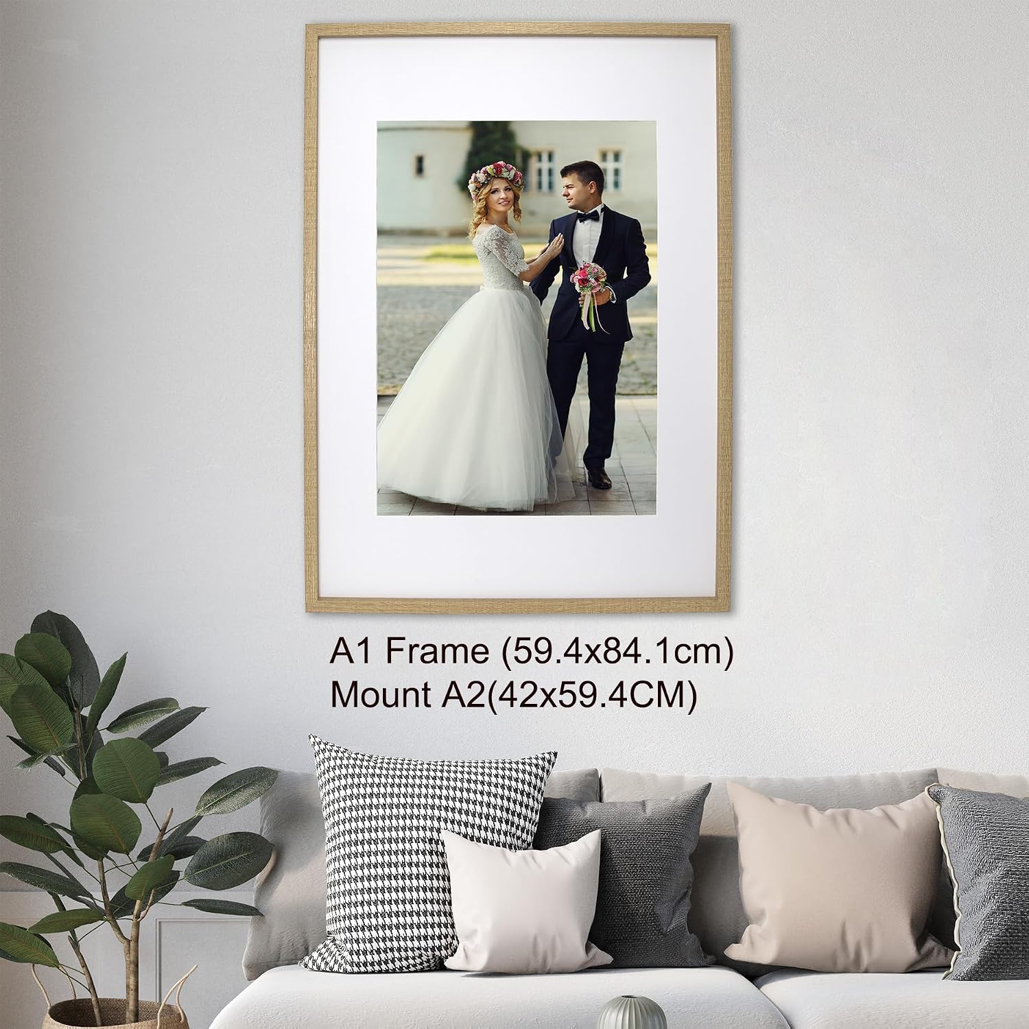 Detalle 2 de A1 wooden boxed picture frames set of 3