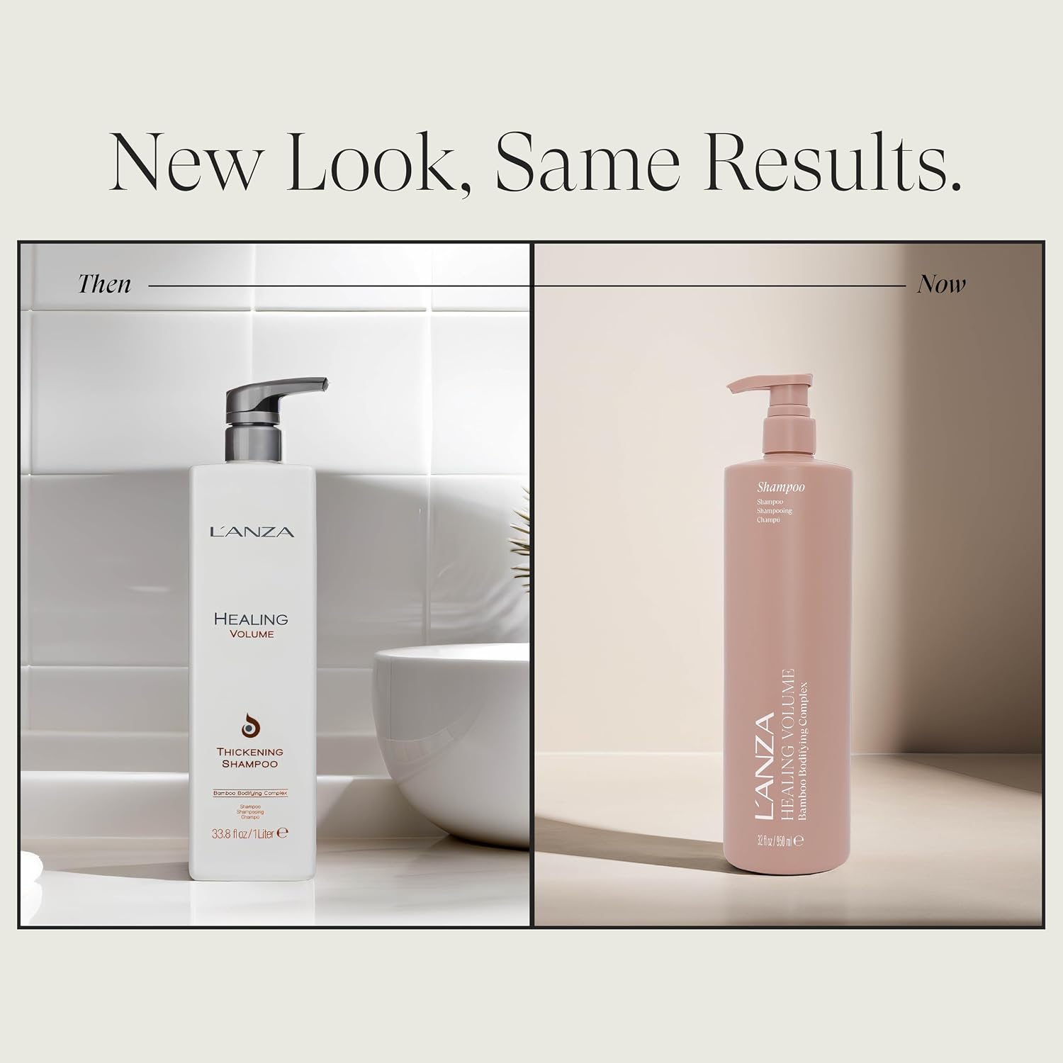 Detalle 2 de L'ANZA Healing Volume szampon zwiększający objętość, 1000 ml, bambus i keratyna