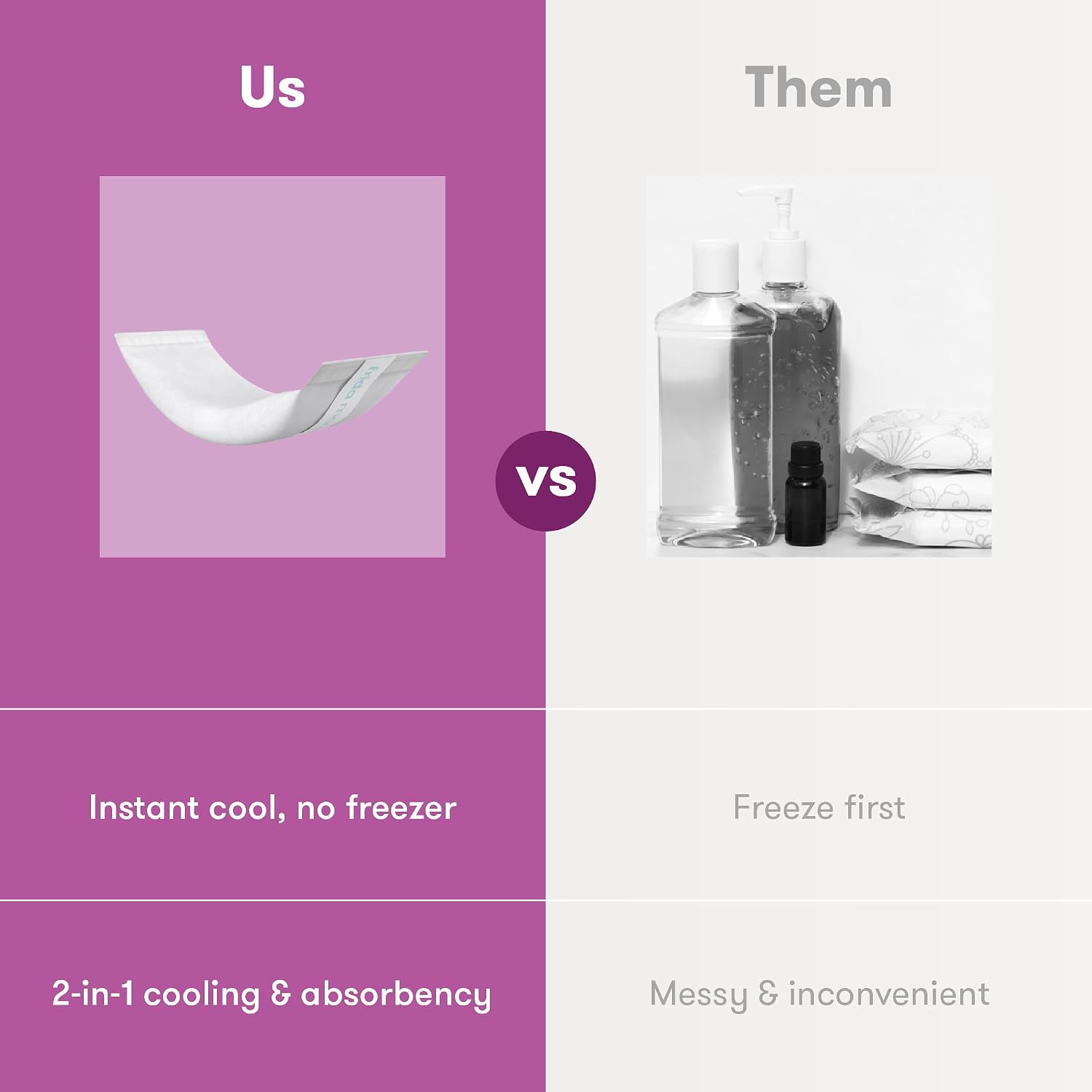 Thumbnail 2 de Frida Mom 2 in 1 postpartum cooling pads with built-in instant cold therapy