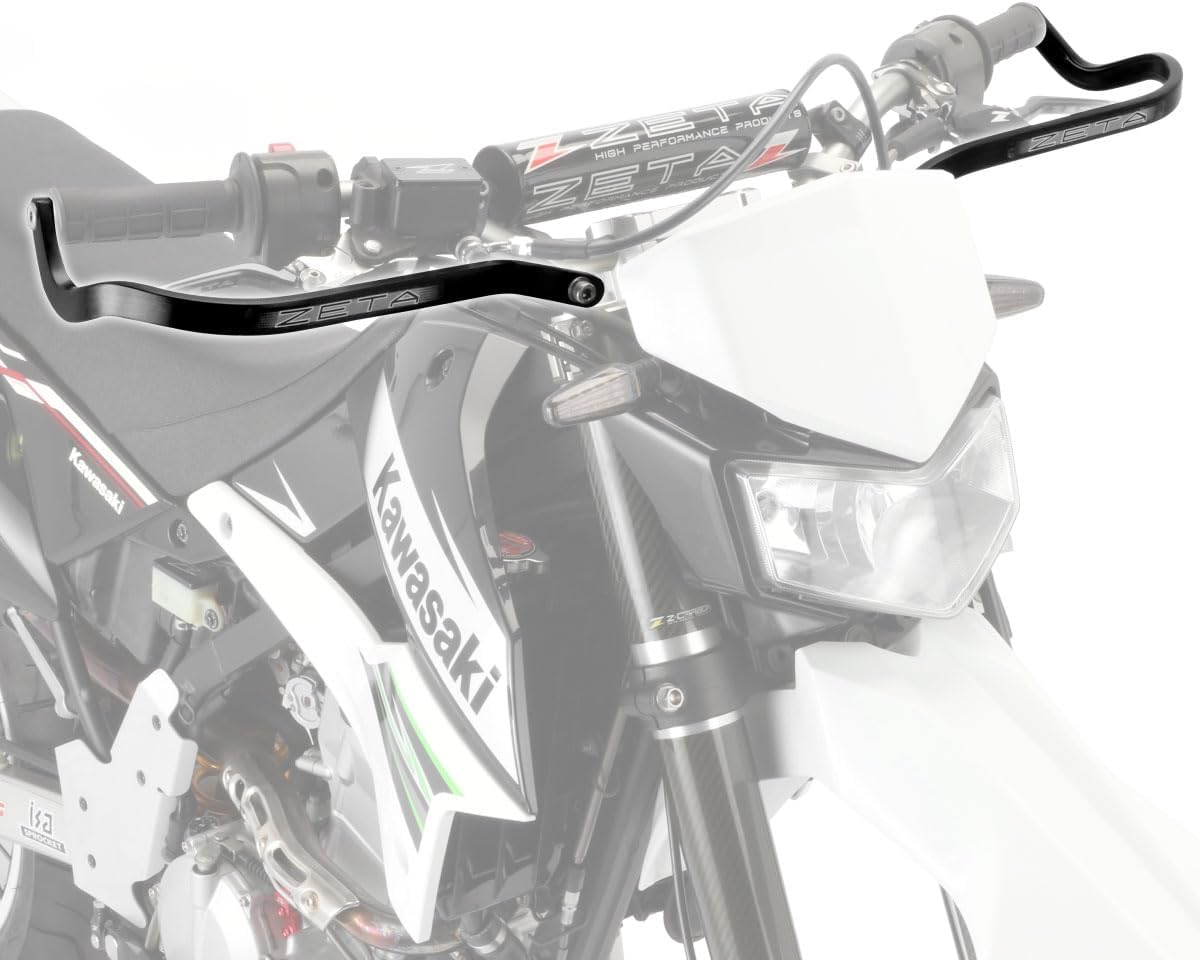 Detalle de ZETA RACING F5293 アーマーハンドガード ベンド 28.6mmバー用 高剛性アルミ合金