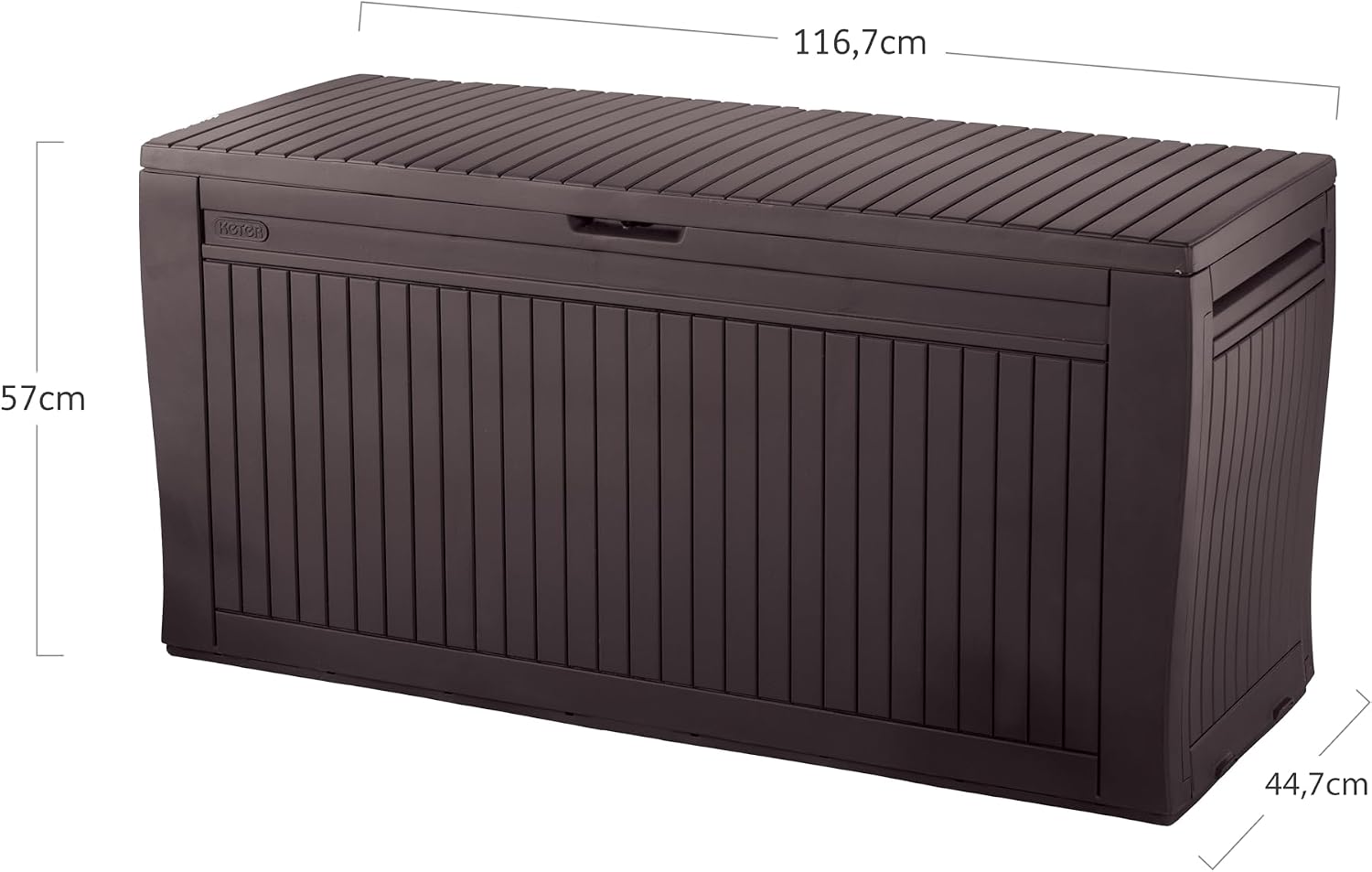 Thumbnail 2 de Keter Baule Comfy Marrone 116.7x44.7x57 cm