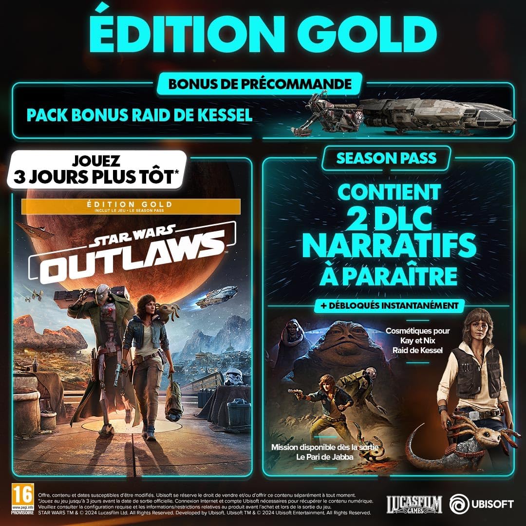 Detalle 2 de Star Wars Outlaws Gold Edition
