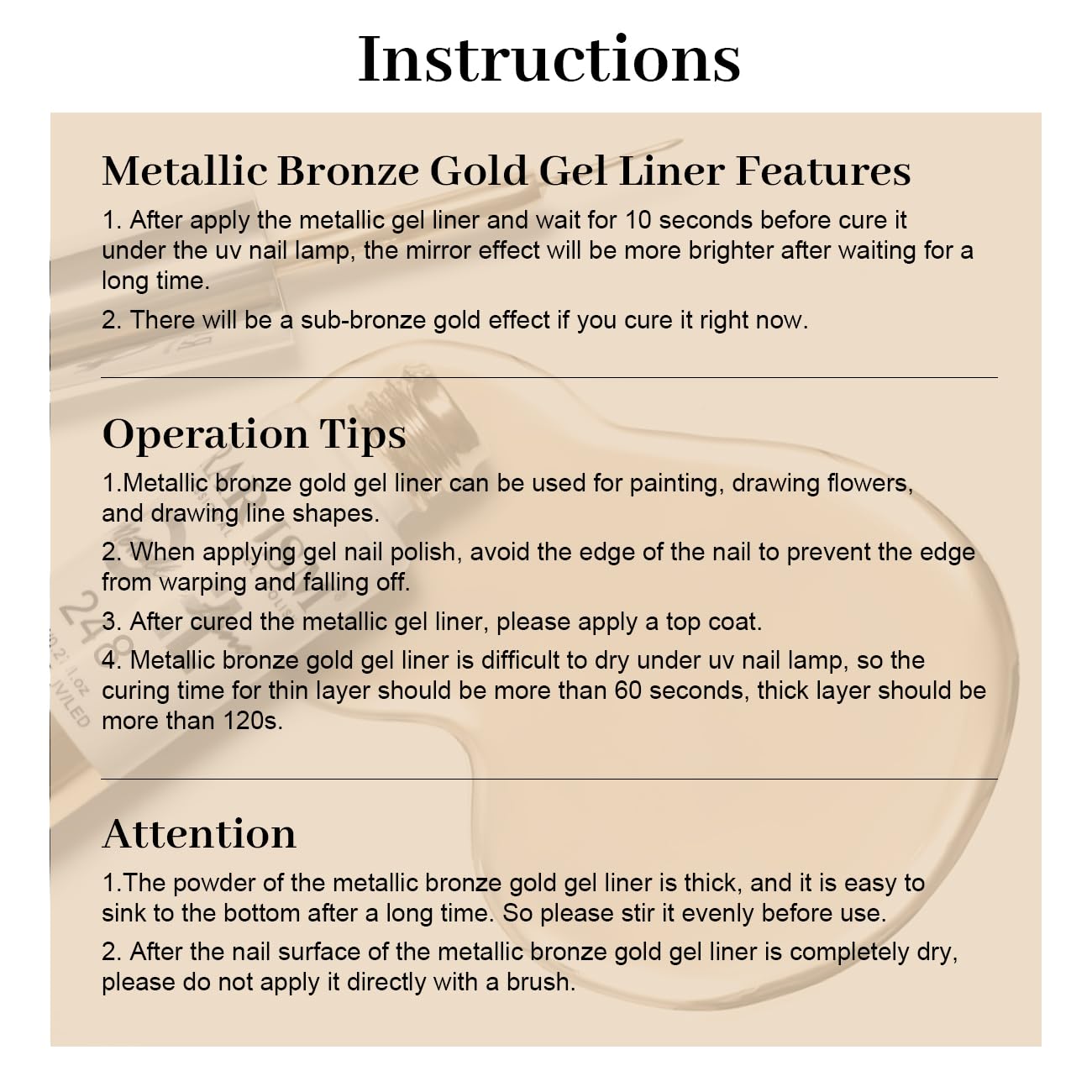 Thumbnail 6 de RARJSM Metallic Gel Liner 8ml nail polish ๐