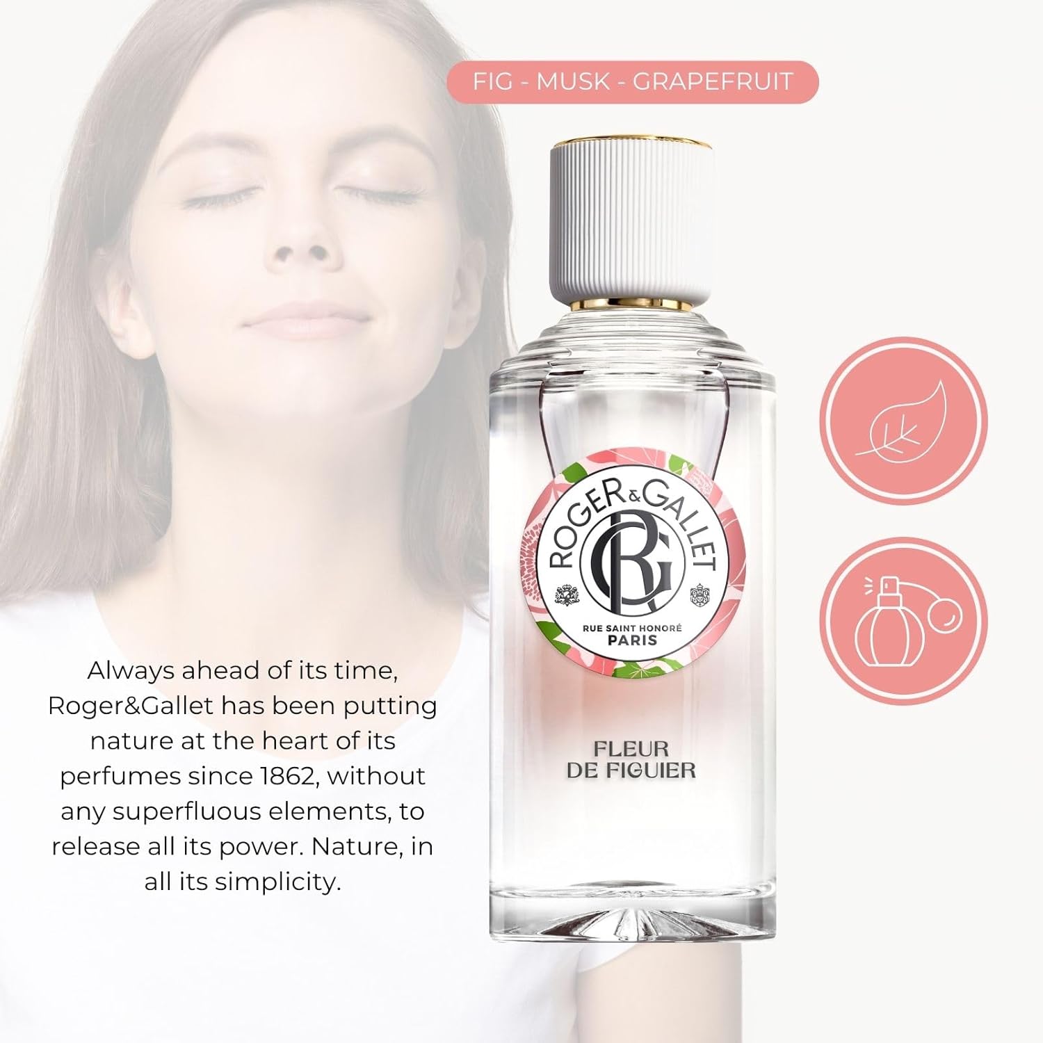 Thumbnail 2 de Roger&Gallet Eau Parfumée Bienfaisante Fleur de Figuier – fragrance iconique, fraîche et relaxante