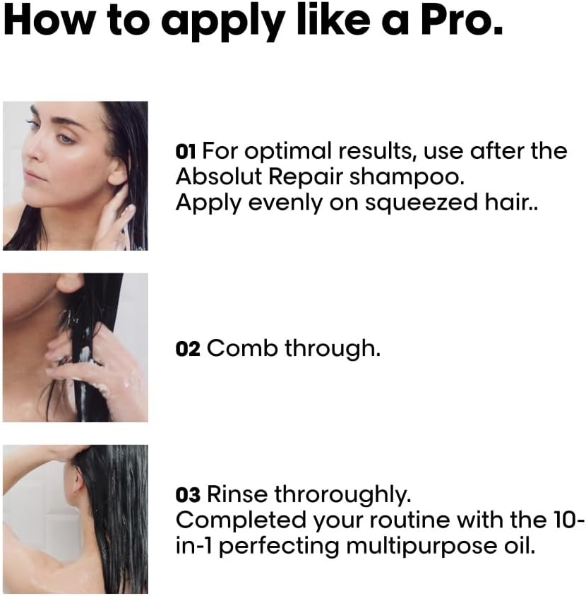 Thumbnail 5 de L’Oréal Professionnel Paris Serie Expert Absolut Repair conditioner with protein and gold quinoa