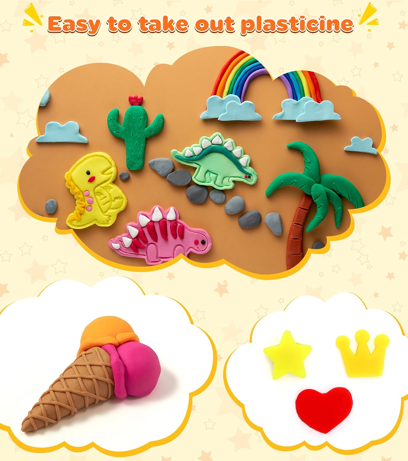 Thumbnail 5 de Ophy Dough Tools Kit 54-piece playset for kids