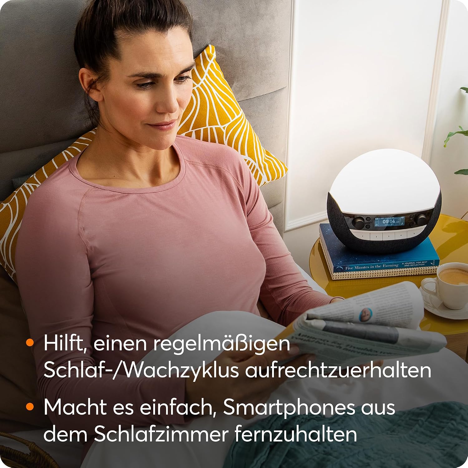 Thumbnail 5 de Lumie Bodyclock Luxe 750DAB Lichtwecker mit DAB-Radio, Bluetooth-Lautsprecher & wenig Blaulicht