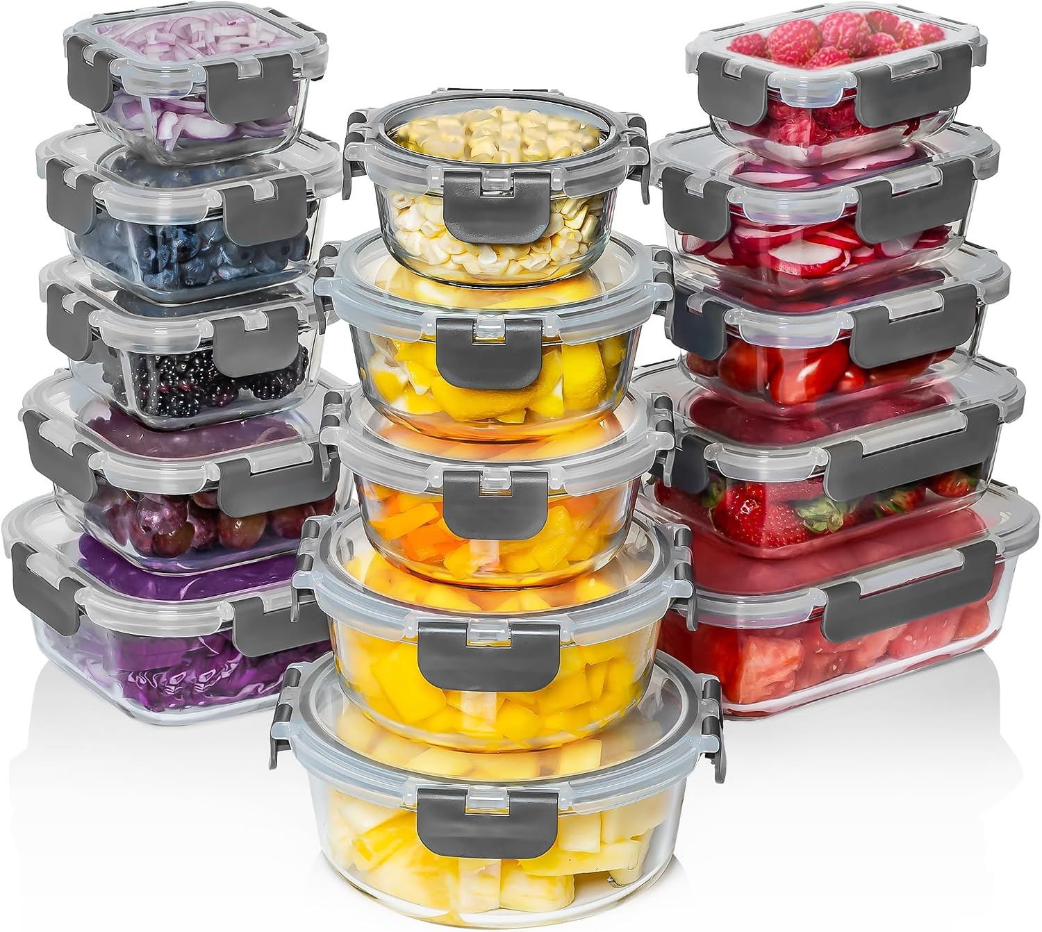 Detalle de Razab Glass Food Storage Containers 30-Piece Set