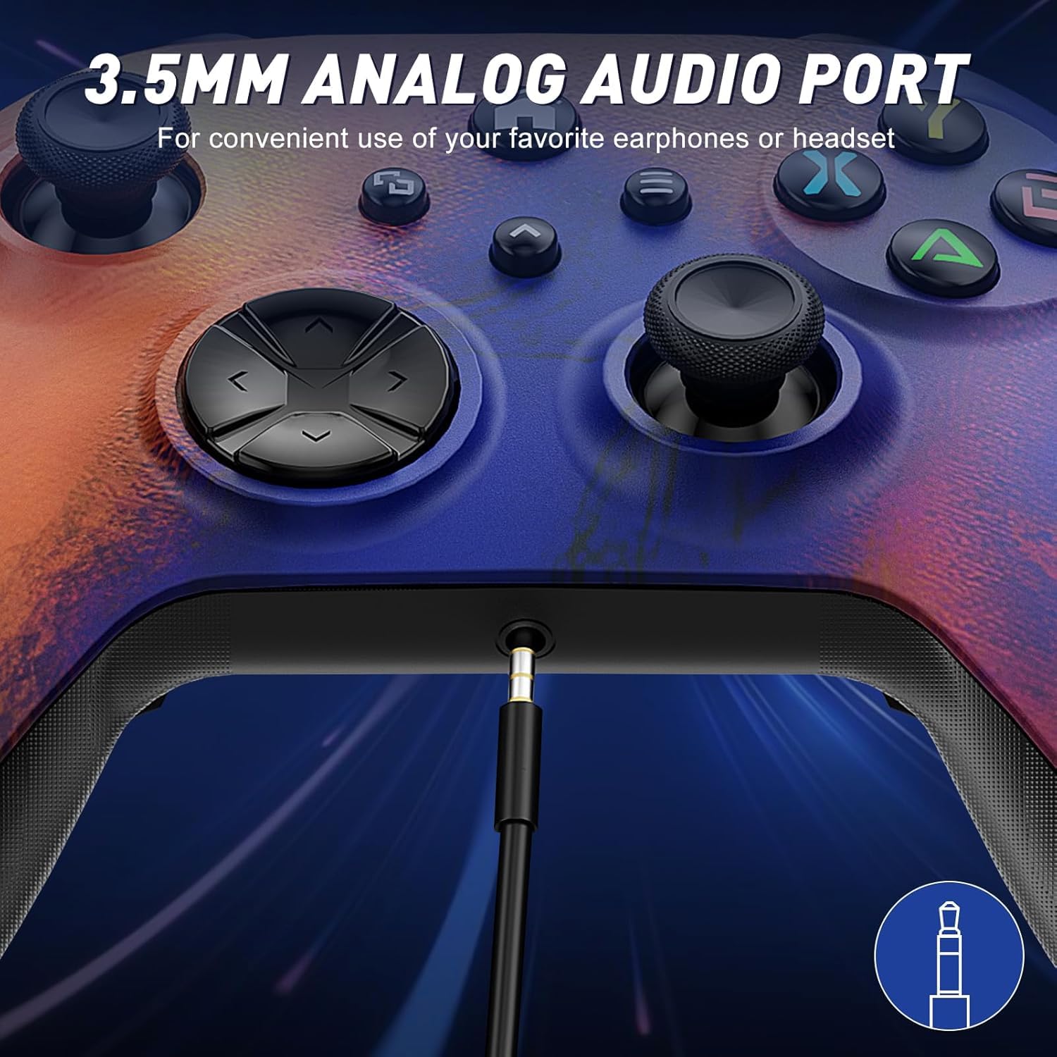 Detalle 2 de Dinosoo Wireless Controller with Macro Function & 4 Vibration Motors for Xbox Series X|S, Xbox One, and Windows PC