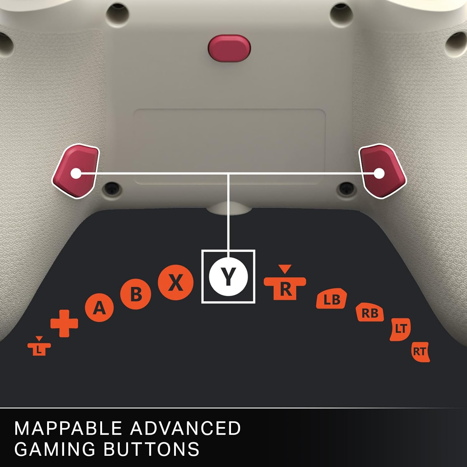 Detalle 2 de PowerA kabelgebundener Controller Advantage für Xbox Series X|S – Bloom & Gloom