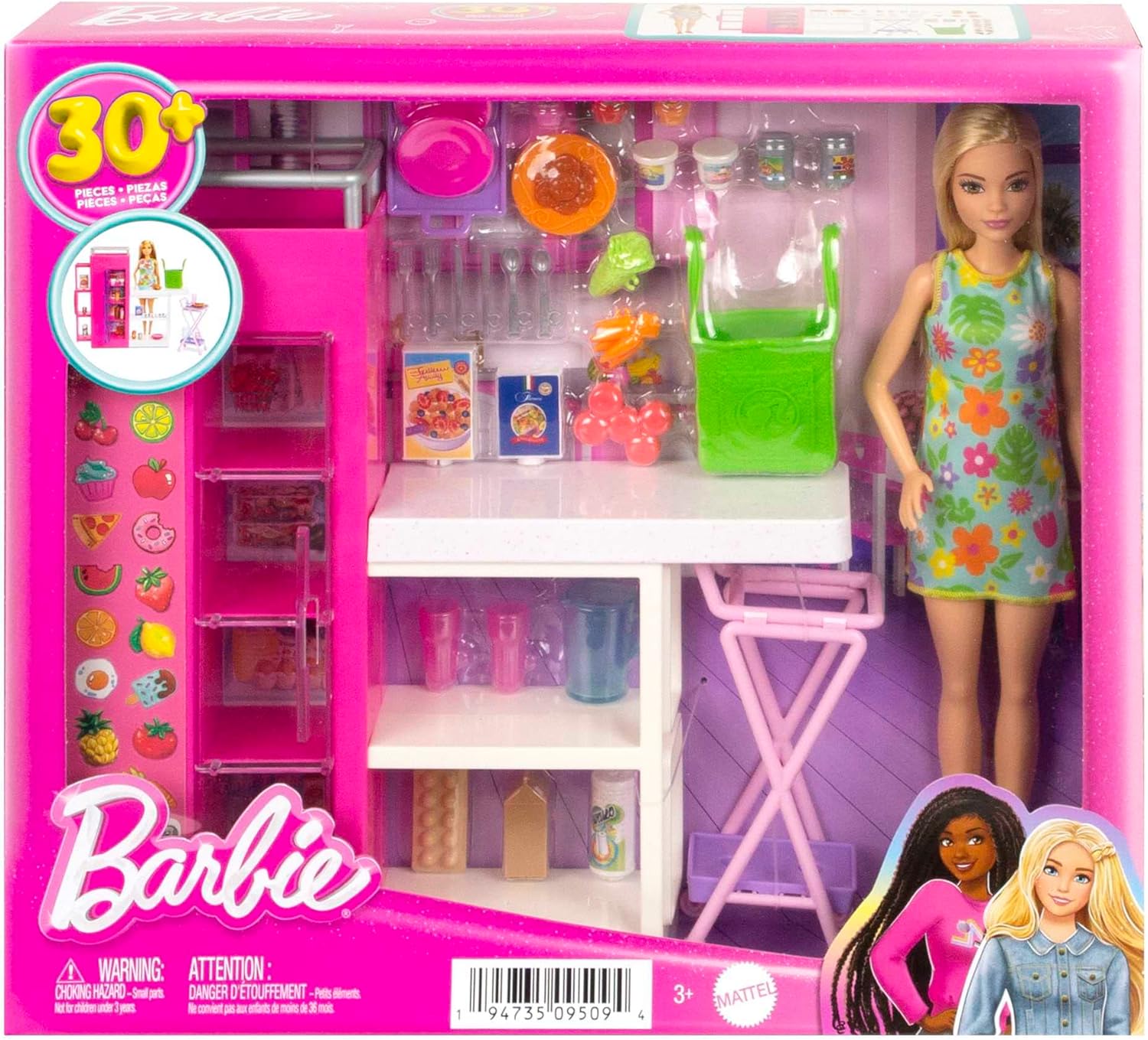 Thumbnail 6 de Barbie Vorratskammer-Spielset (HJV38) mit Puppe, über 25 Teilen und Küchenaccessoires