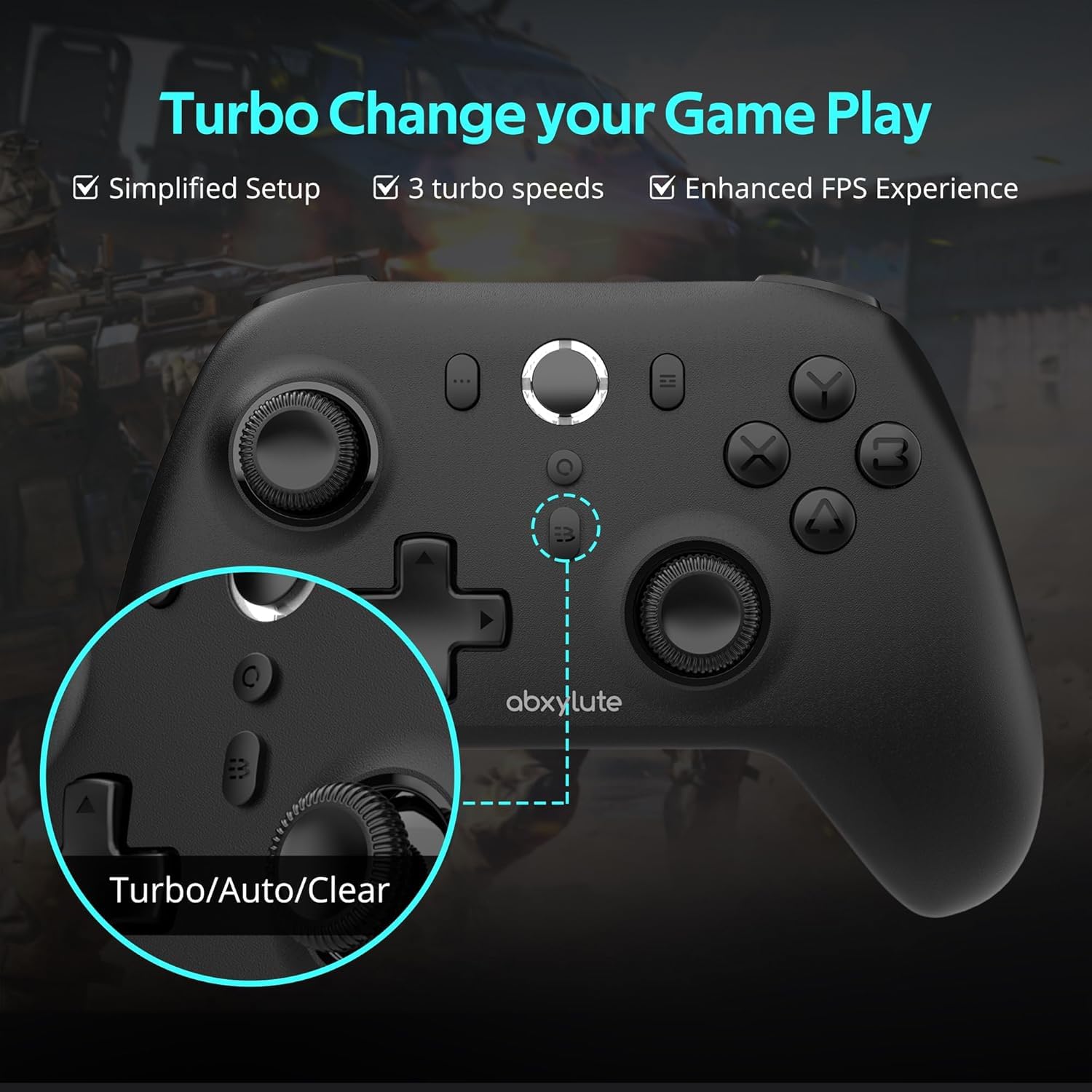 Detalle 2 de C6 Wireless PC Controller 1000Hz polling