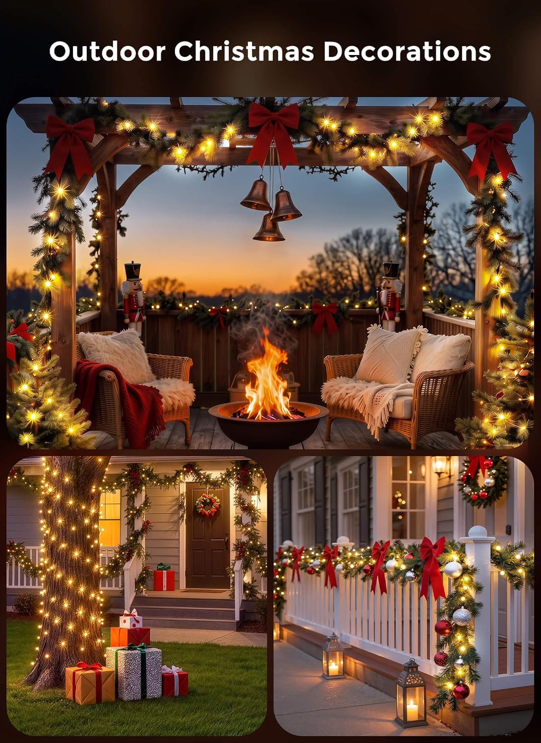 Thumbnail 3 de Battery-Operated Christmas String Lights, 200 LEDs