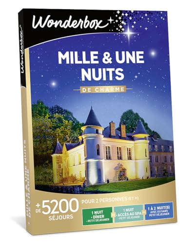 Wonderbox Mille Et Une Nuits De Charme – Coffret Cadeau Séjours