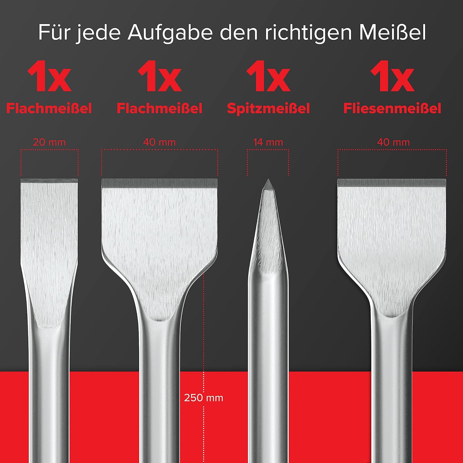 Thumbnail 2 de Betonbohrer SDS Plus Set 11 teilig 5–12 mm