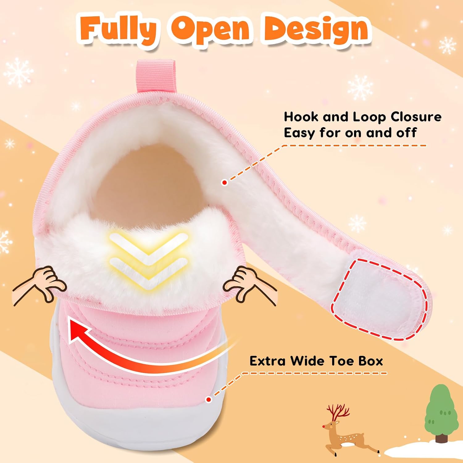Thumbnail 2 de BARERUN Baby Boots with Faux Fur