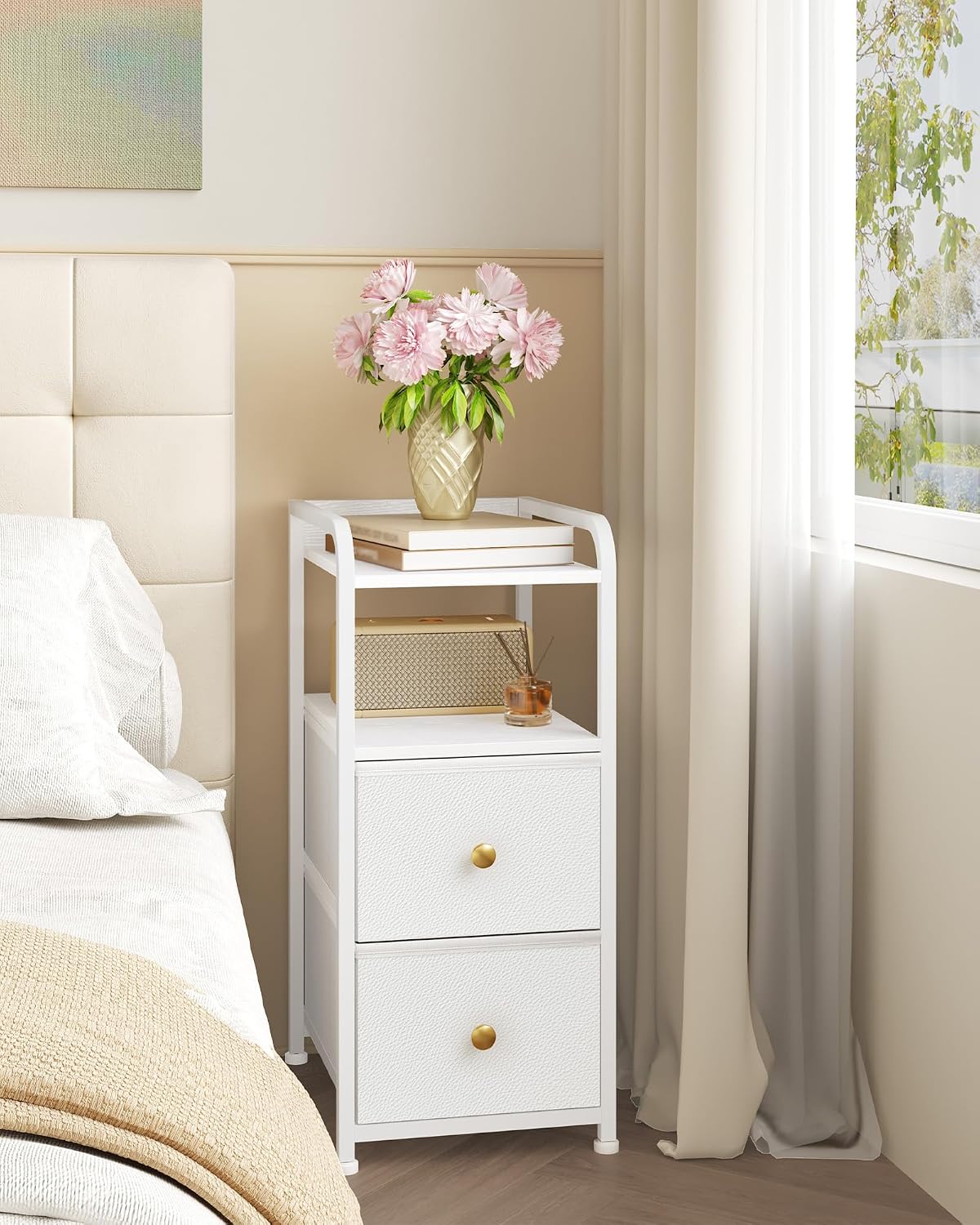 Detalle 2 de Hzuaneri NS02113W table de chevet 60 cm