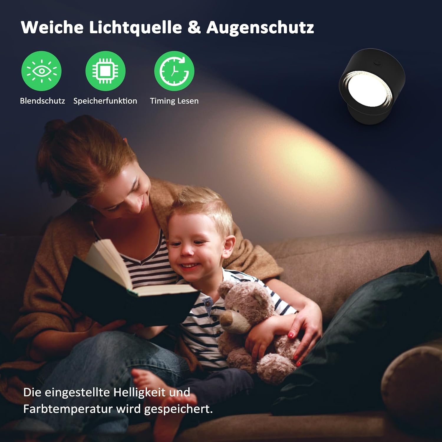 Thumbnail 6 de Lightbiz LED Akku Wandleuchte Innen 3er-Set