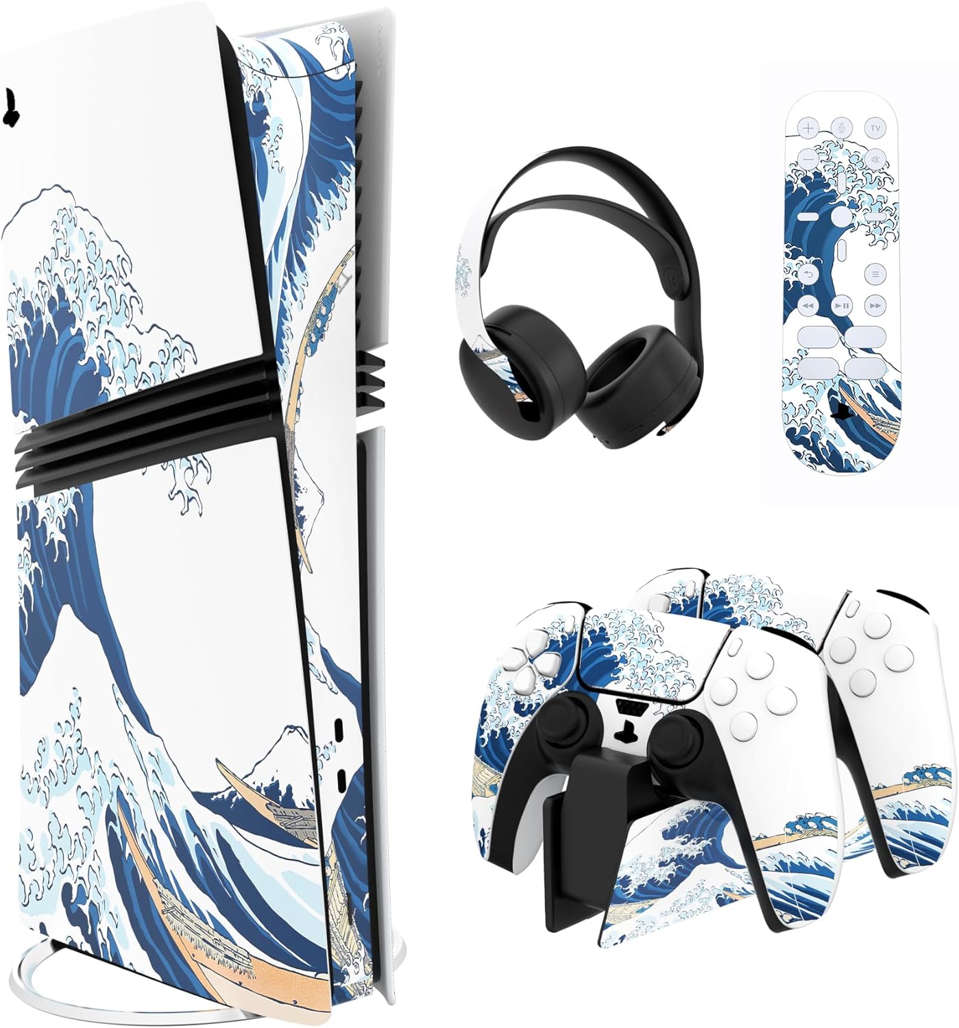 Detalle de playvital PS5 Pro skin stickers set