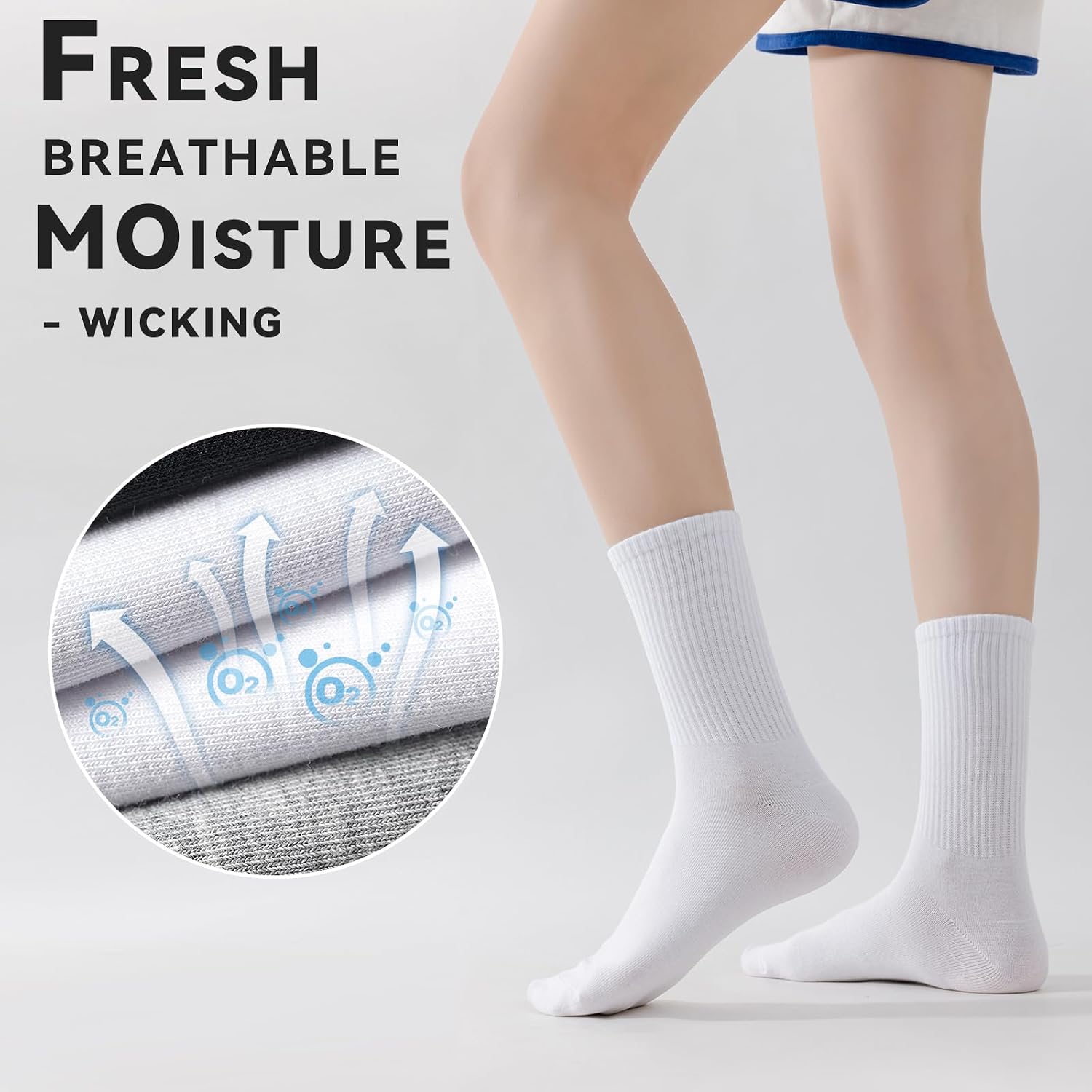 Thumbnail 4 de Wamicu Dünne Tennissocken Damen 5 Paar