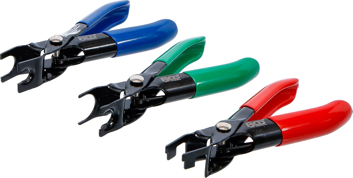 Detalle 2 de BGS 8012 pinze per tubo carburante (set da 3 pezzi)