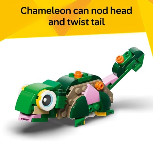 Detalle de LEGO Creator 3-in-1 Turtle with Water Lily Flower (31377): 3 Animals in One Build