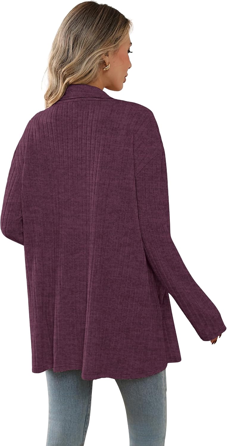 Detalle 1 de OFEEFAN Women's Cardigan Sweater, Polyester Blend