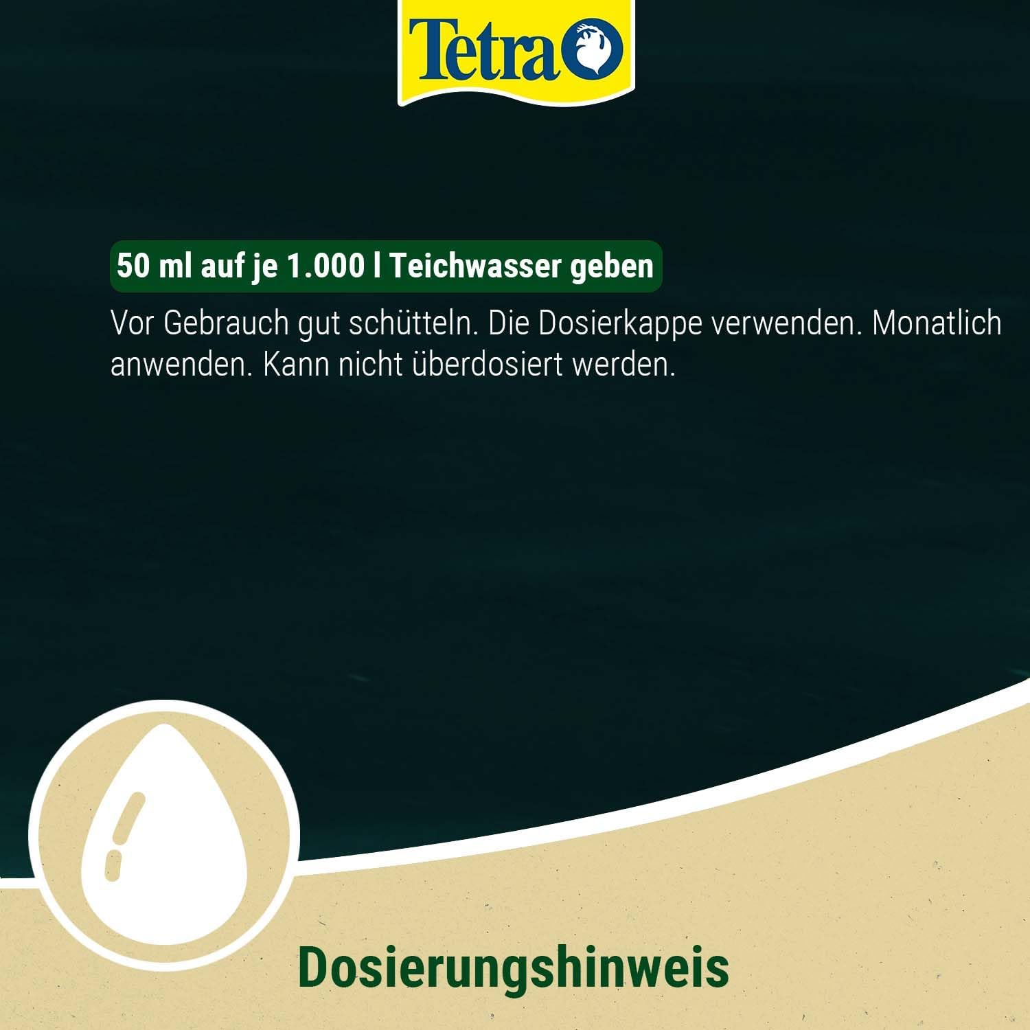 Detalle 2 de Tetra Pond Schlammentferner – 500 ml zur biologischen Schlammreduktion im Gartenteich