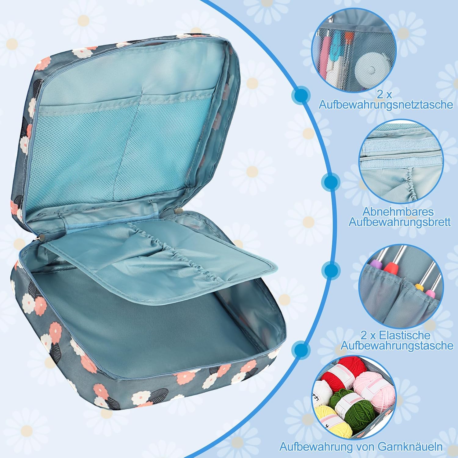 Thumbnail 4 de Coopay Kit de Ganchillo para Principiantes 🌸 2-8 mm