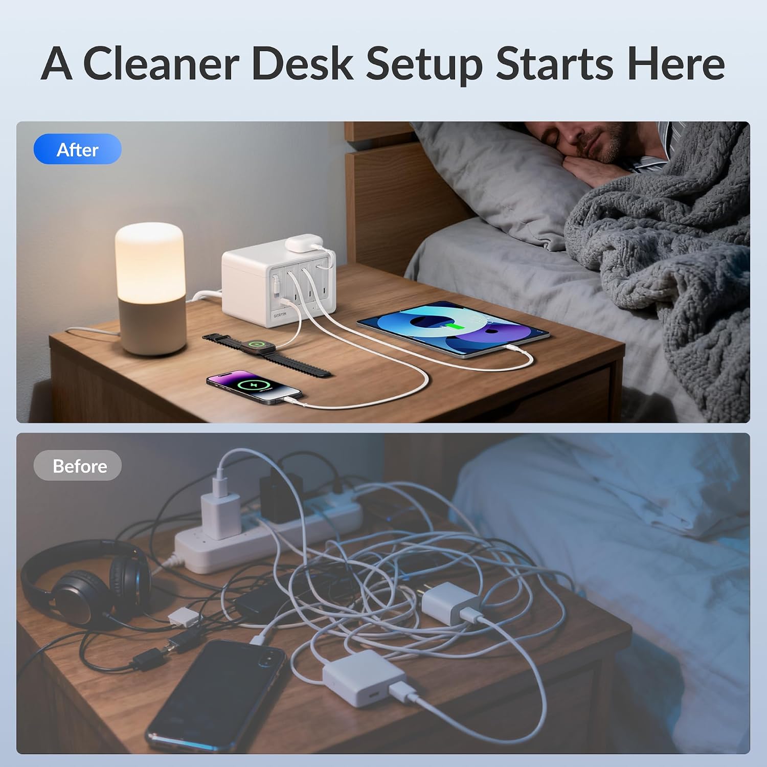 Detalle de Gitryin 12-in-1 Desktop Modular Charging Station