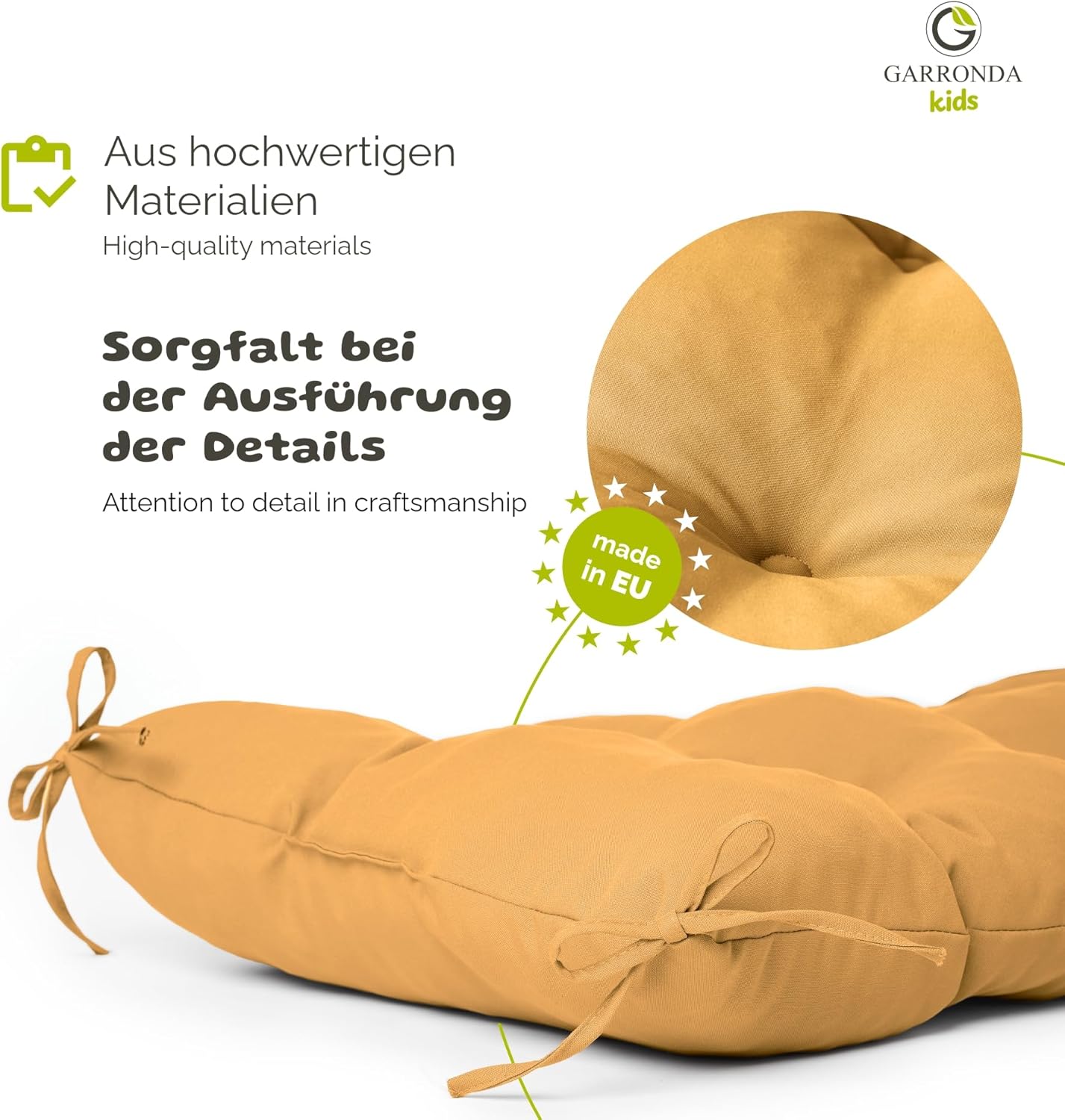 Thumbnail 2 de Garronda Kissen GD-0063 Senfgelb für Kletterbogen