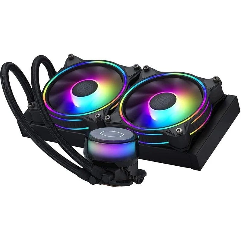 Detalle de Cooler Master MasterLiquid ML240 Illusion, refrigeración líquida con iluminación ARGB