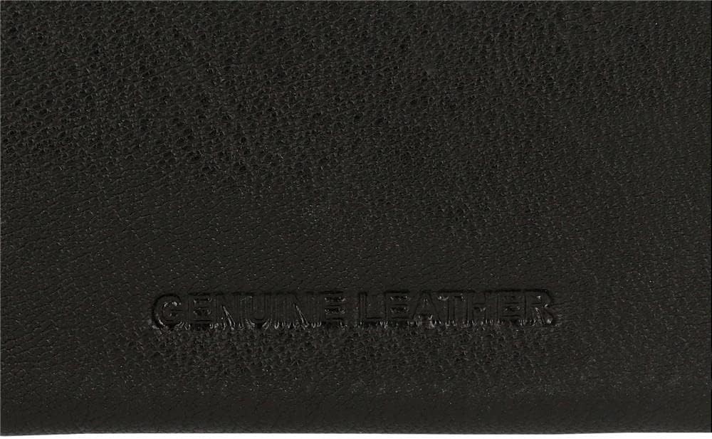 Detalle de joumma bags, s.l. Adept Alan Porte-Monnaie Noir – cuir, 11 x 7 x 1,5 cm