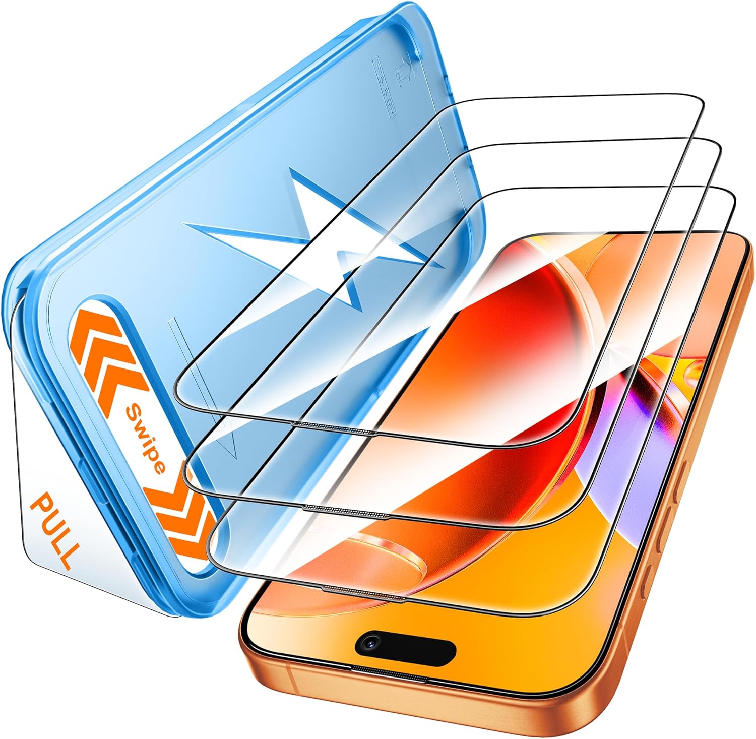 Detalle de Mkeke 17 Pro Max Screen Protector 3-Pack