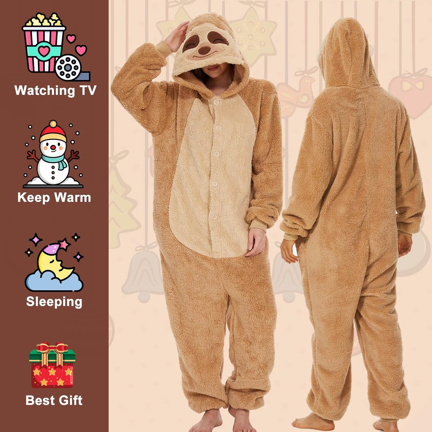 Detalle de LATH.PIN Panda Pyjamas Jumpsuit