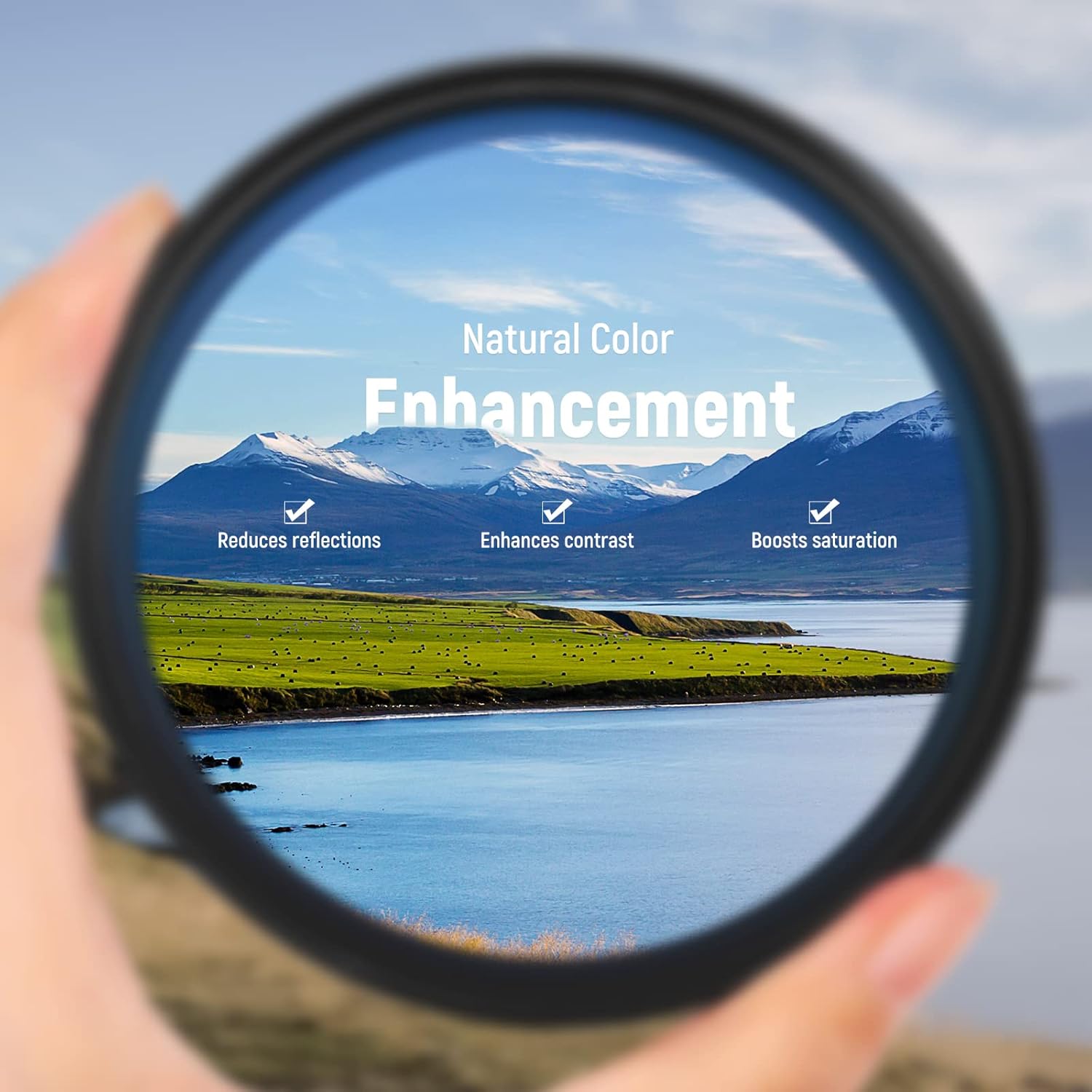 Thumbnail 2 de NEEWER Filtro Polarizzatore CPL 46 mm (30 strati) per ridurre i riflessi e migliorare contrasto e colori